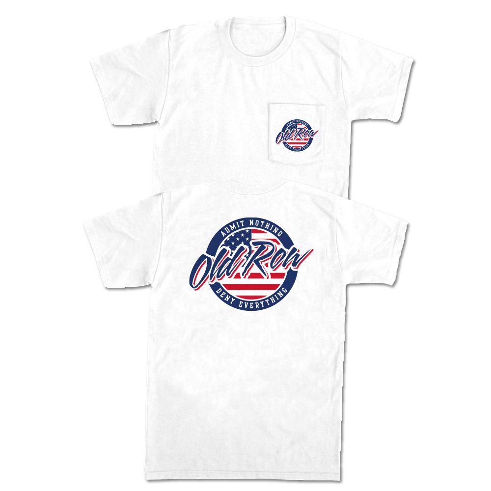 Old Row USA Circle Logo Pocket Tee-T-Shirts-Old Row Branded-Old Row