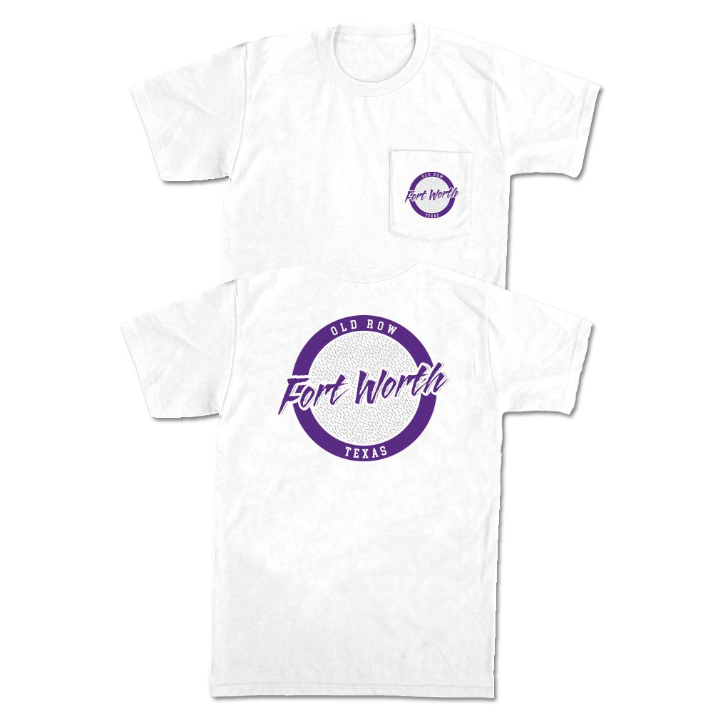 Fort Worth, Texas Circle Logo Pocket Tee-T-Shirts-Old Row U-Old Row