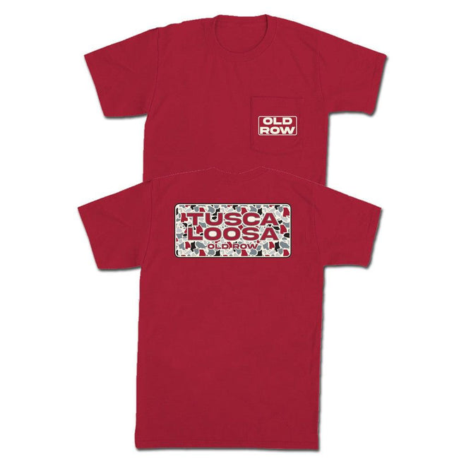 Tuscaloosa Camo Pocket Tee-T-Shirts-Old Row U-Old Row