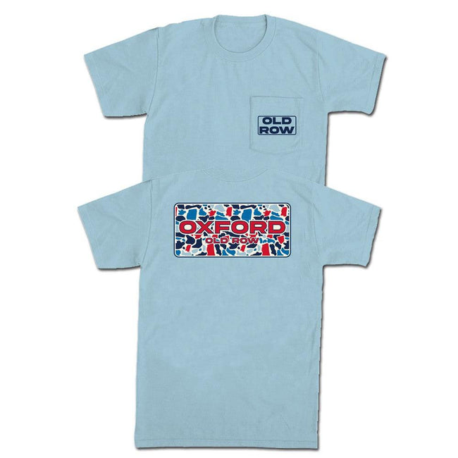 Oxford Camo Pocket Tee-T-Shirts-Old Row U-Old Row