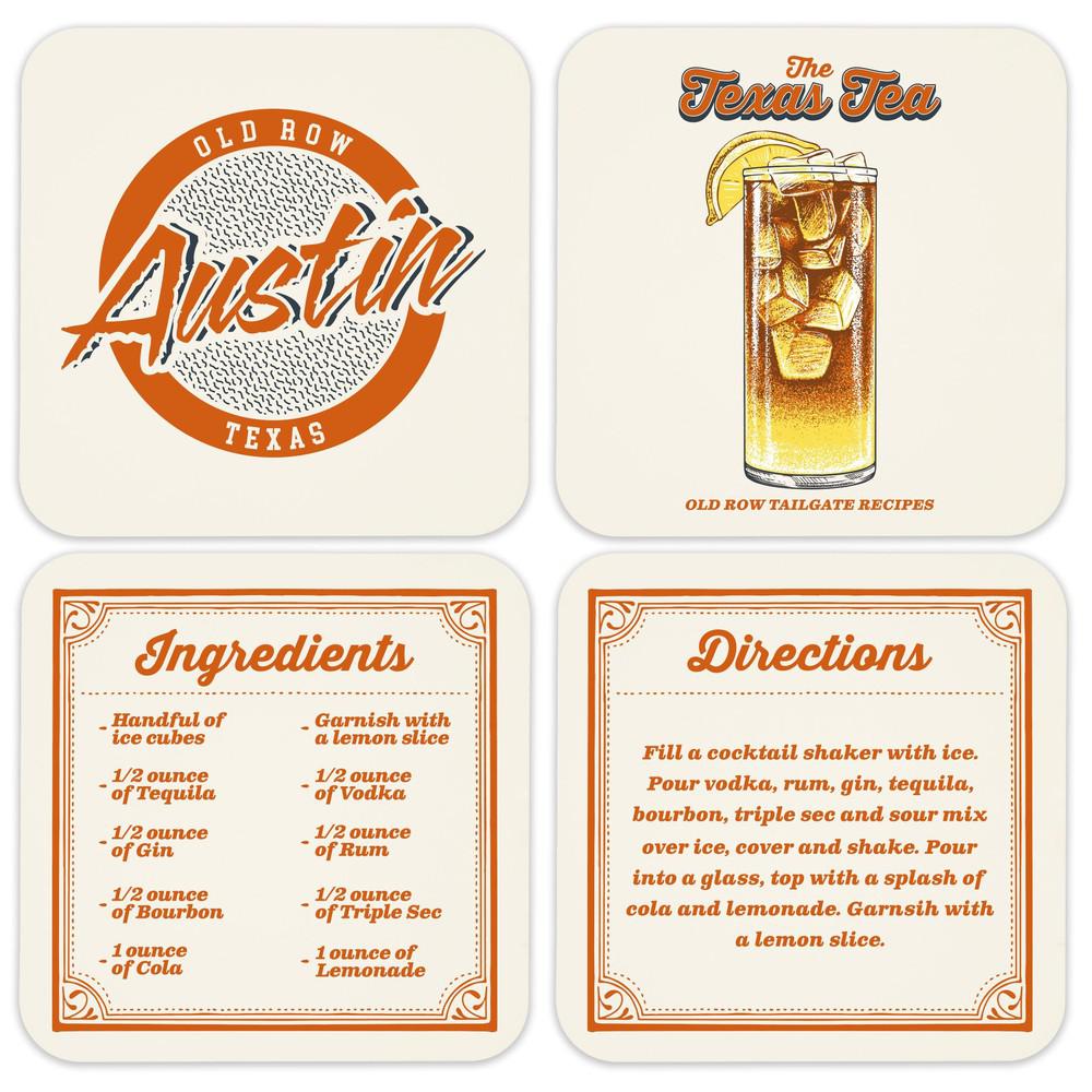 The Texas Tea Coaster Set | Old Row Drinkware & Merch