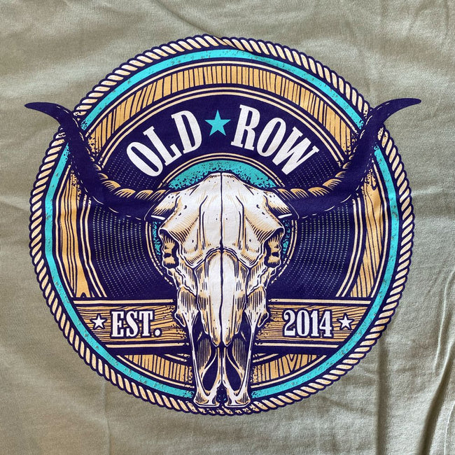 Old Row Outdoors Cow Skull Pocket Tee-T-Shirts-Old Row Outdoors-Old Row