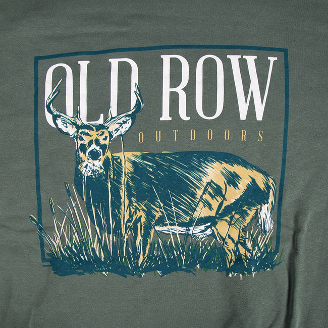 Old Row Outdoors Trophy Buck Pigment Dyed Premium Hoodie-Hoodies-Old Row Outdoors-Old Row