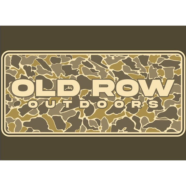 Old Row Outdoors 80s Camo Pigment Dyed Premium Hoodie-Hoodies-Old Row Outdoors-Old Row