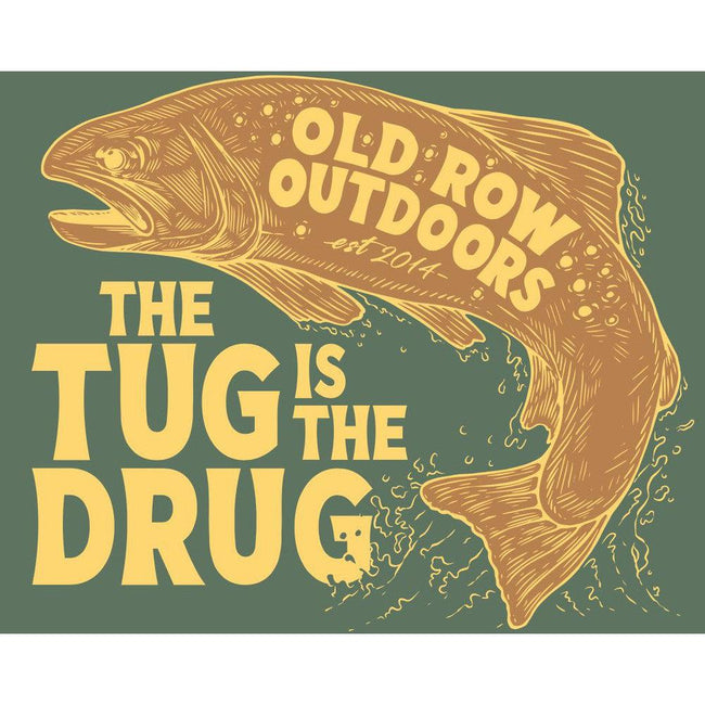 The Tug Is The Drug Pocket Tee-T-Shirts-Old Row Outdoors-Old Row
