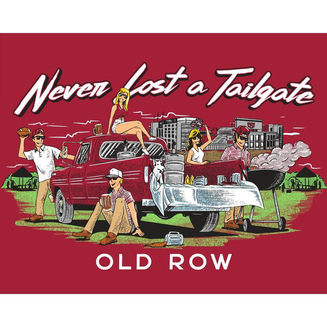 Never Lost A Tailgate Fayetteville Pocket Tee-T-Shirts-Old Row U-Old Row