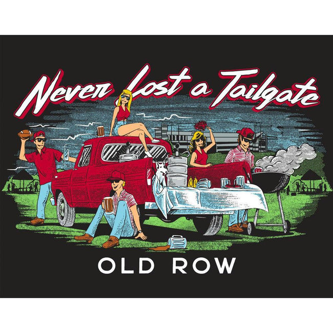 Never Lost A Tailgate Athens Pocket Tee-T-Shirts-Old Row U-Old Row