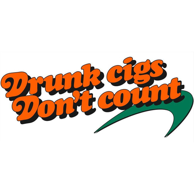 Drunk Cigs Dont Count Tee-T-Shirts-Old Row-Old Row