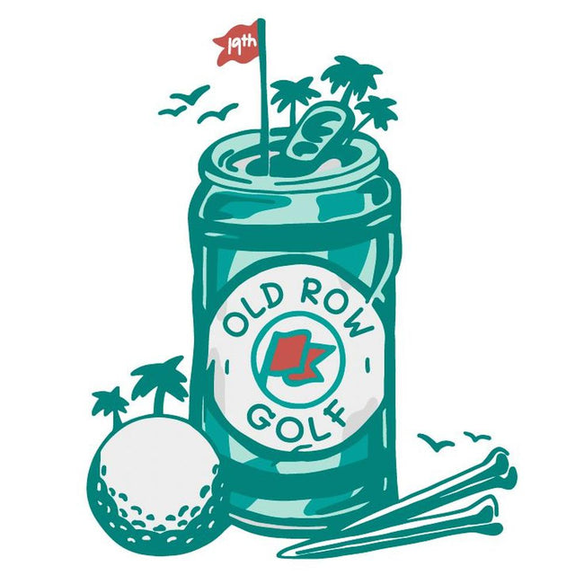 The 19th Hole Beer Can Pocket Tee-T-Shirts-Old Row Golf-Old Row