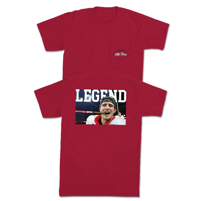 The Stetson Bennett Legend Pocket Tee-T-Shirts-Old Row U-Red-S-Old Row