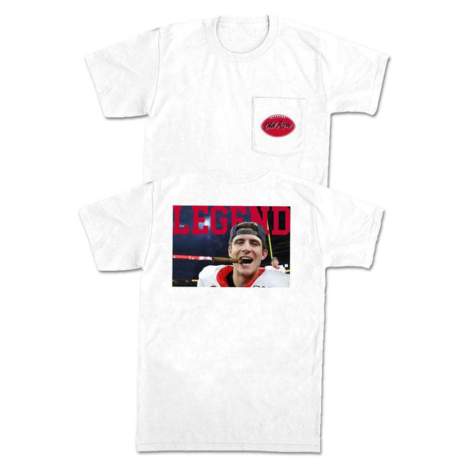 The Stetson Bennett Legend Pocket Tee-T-Shirts-Old Row U-White-S-Old Row