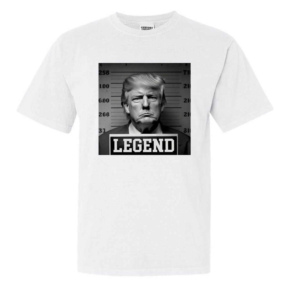 thumbnail image 2 of Donald Trump Police Mugshot T-Shirt – 'Not Guilty' 45-47 Tee, Men's, Made In USA 2 of 6