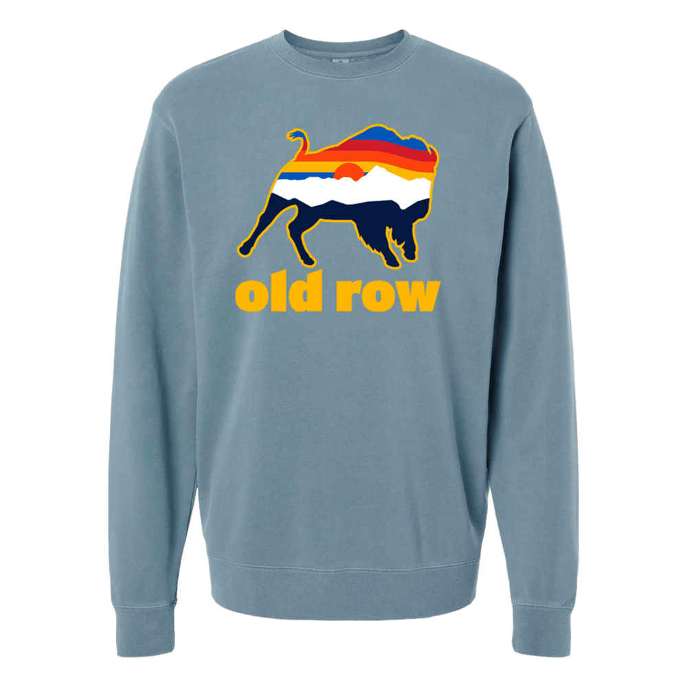 Old Row Outdoors Buffalo Pigment Dyed Crewneck