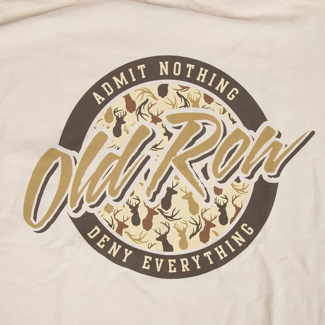 Deer Camo Circle Logo Pocket Tee-T-Shirts-Old Row Outdoors-Old Row