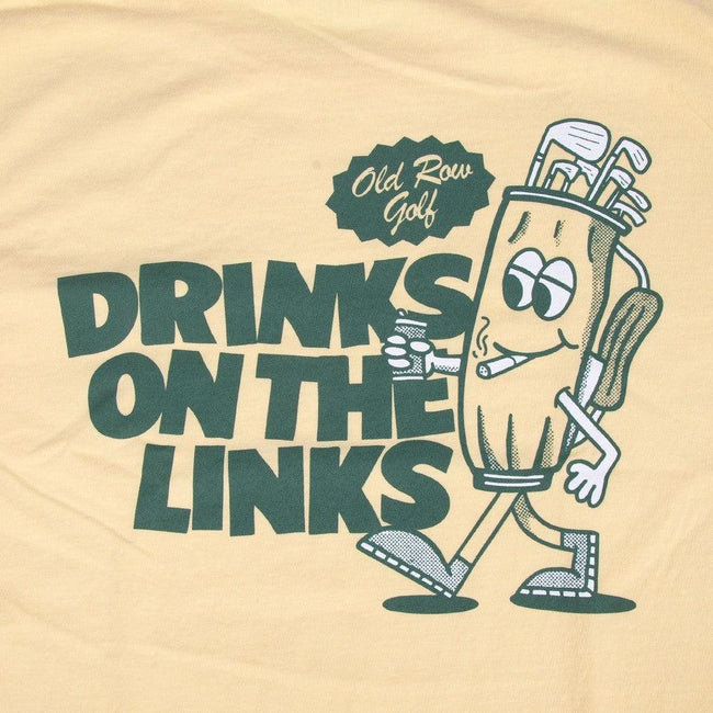 Drinks On The Links Golf Bag Pocket Tee-T-Shirts-Old Row Golf-Old Row