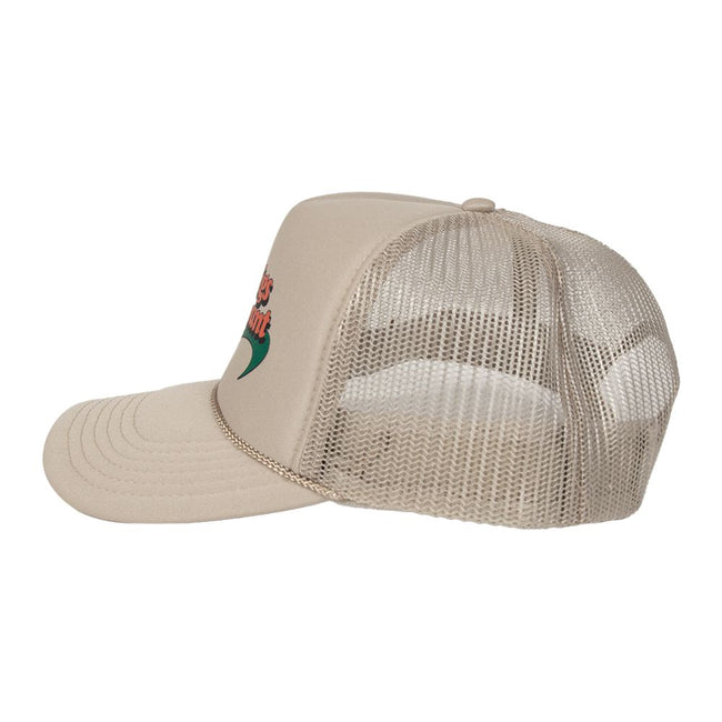 Drunk Cigs Don't Count Trucker Hat-Hats-The Novelty Collection-Khaki-One Size-Old Row