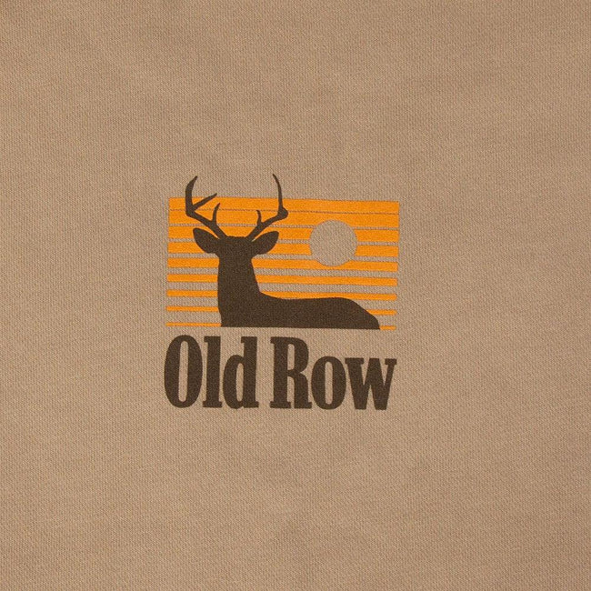 The Smoking Buck Pigment Dyed Premium Hoodie-Hoodies-Old Row Outdoors-Old Row