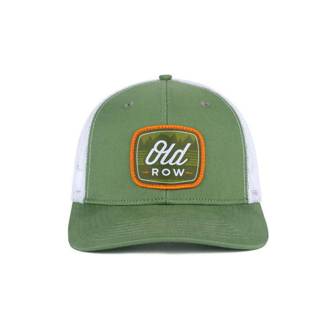 Old Row Forest Mesh Patch Trucker Hat-Hats-Old Row Outdoors-Green-Old Row