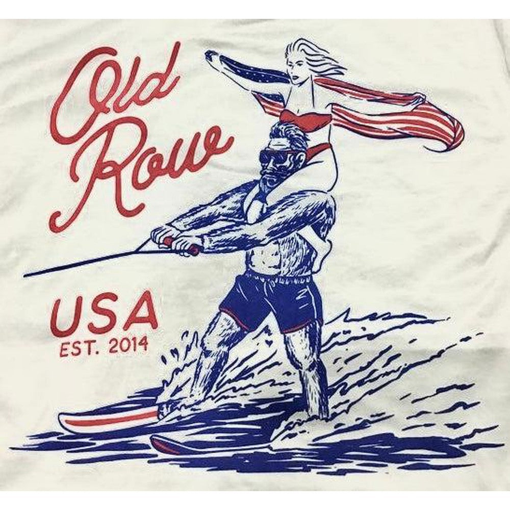 The Big Foot Water Ski Pocket Tee-T-Shirts-The Novelty Collection-Old Row