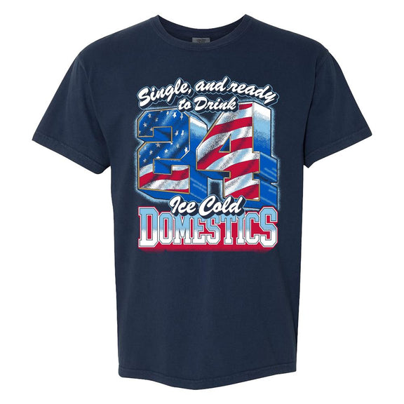Ice Cold Domestics Tee-T-Shirts-The Boozy Collection-Old Row