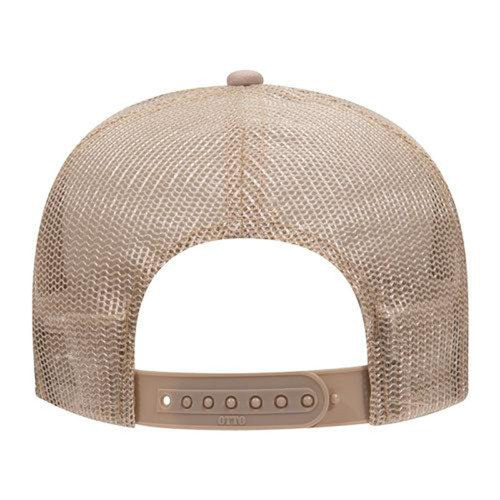 Drunk Cigs Don't Count Trucker Hat-Hats-The Novelty Collection-Khaki-One Size-Old Row
