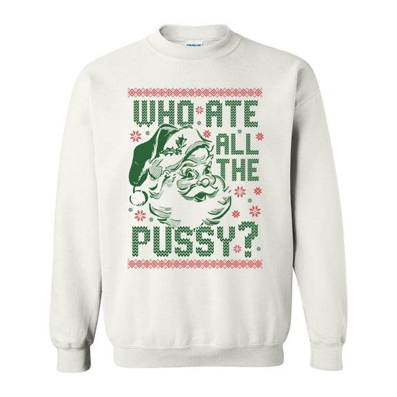 Who Ate All The Pussy Tacky Sweater-Tacky Sweaters-Old Row-White-S-Old Row