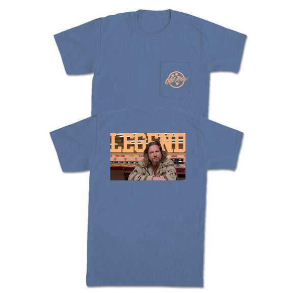 The Dude Pocket Tee-T-Shirts-Old Row Legends-Blue-S-Old Row