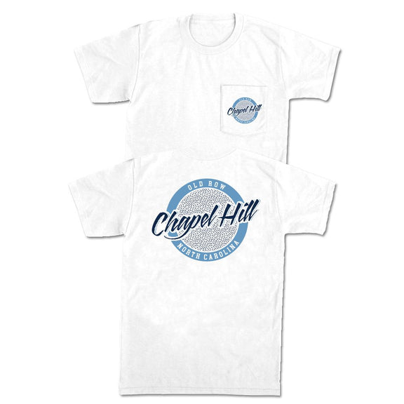 Chapel Hill, North Carolina Circle Logo Pocket Tee-T-Shirts-Old Row U-Old Row