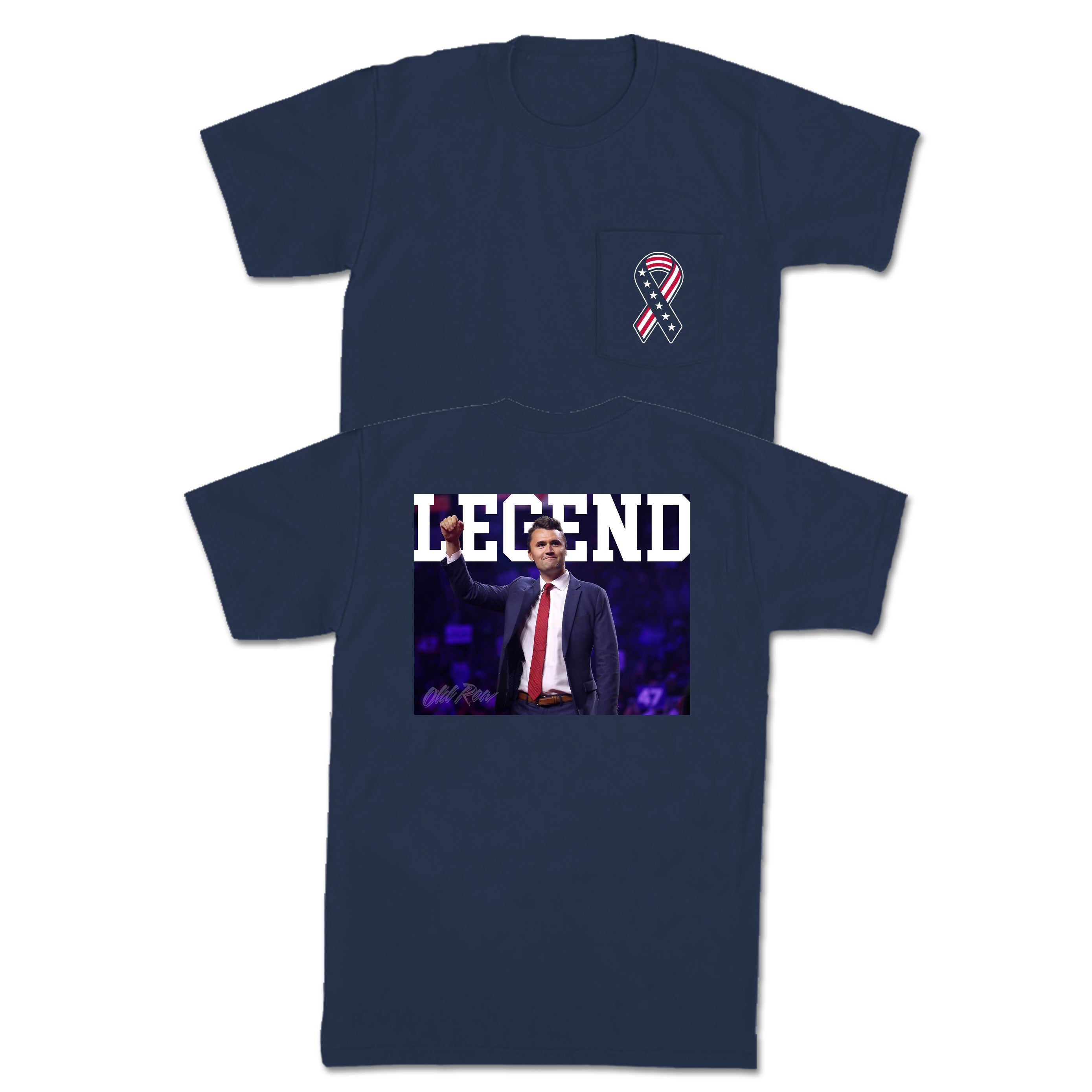 The Charlie Kirk Charity Pocket Tee