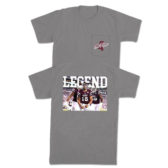 The Starkville Legend Pocket Tee-T-Shirts-Old Row U-Gray-S-Old Row