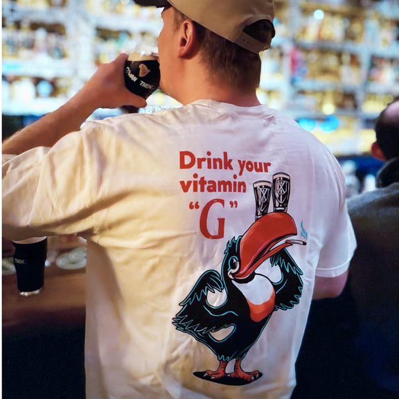 Drink Your Vitamin G Pocket Tee-T-Shirts-The Novelty Collection-Old Row