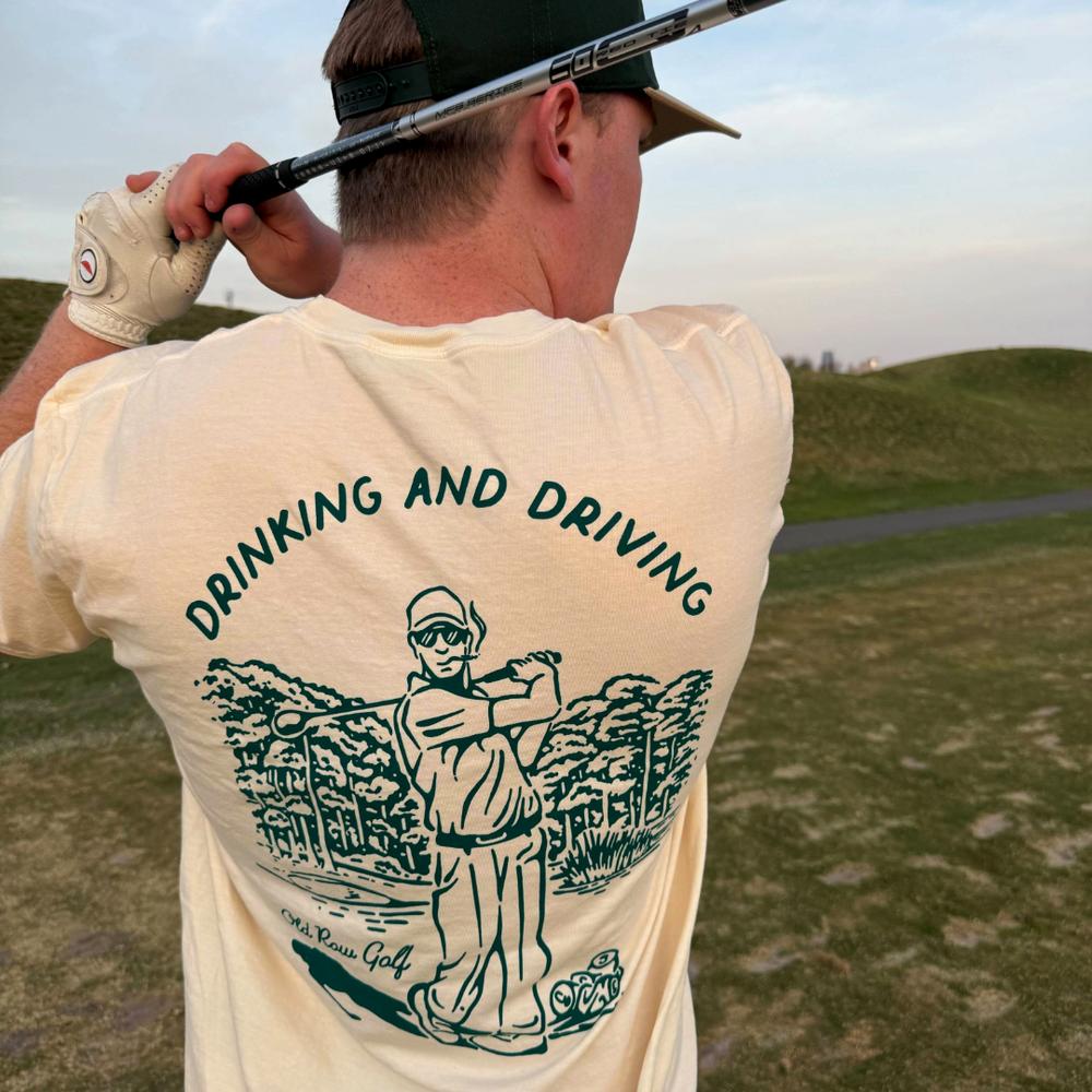 Drinking and Driving 2.0 Pocket Tee-T-Shirts-Old Row Golf-Old Row