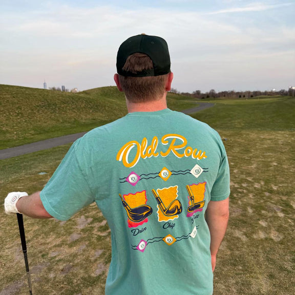 Drive Chip Putt Pocket Tee-T-Shirts-Old Row Golf-Old Row