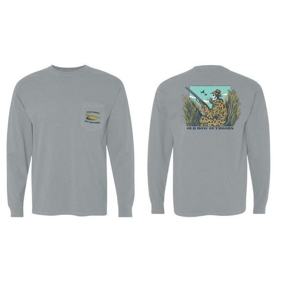 Old Row Outdoors Duck Hunt Long Sleeve Pocket Tee-Long Sleeve-Old Row Outdoors-Old Row