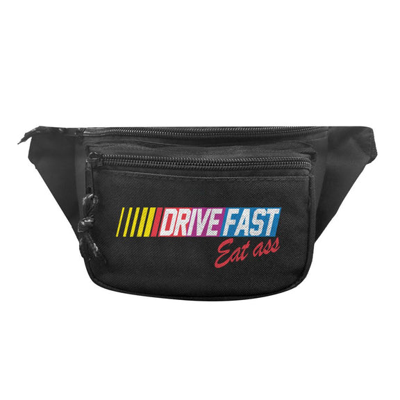 Drive Fast Eat Ass Fanny Pack-Fanny Pack-Old Row Racing-Black-Old Row