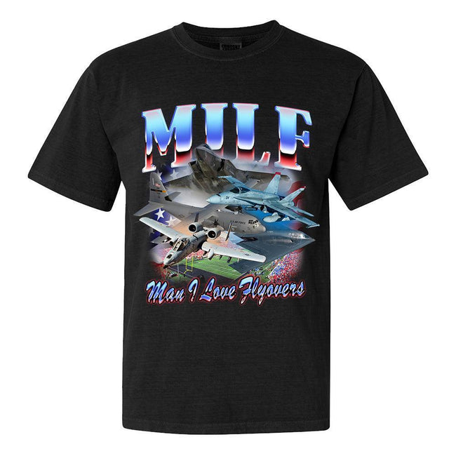 Man I Love Flyovers Tee-T-Shirts-Old Row U-Black-S-Old Row