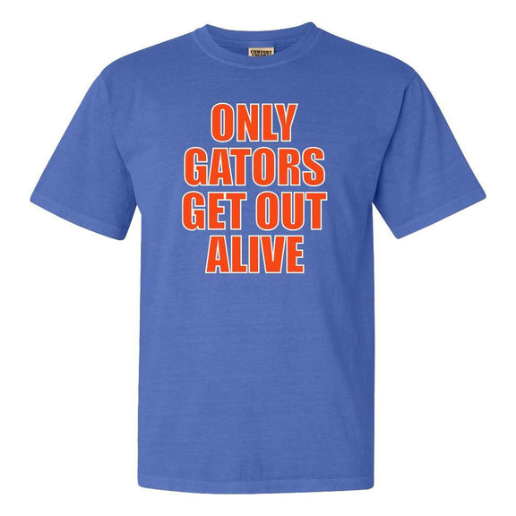 Get Out Alive Tee-T-Shirts-Old Row U-Blue-S-Old Row