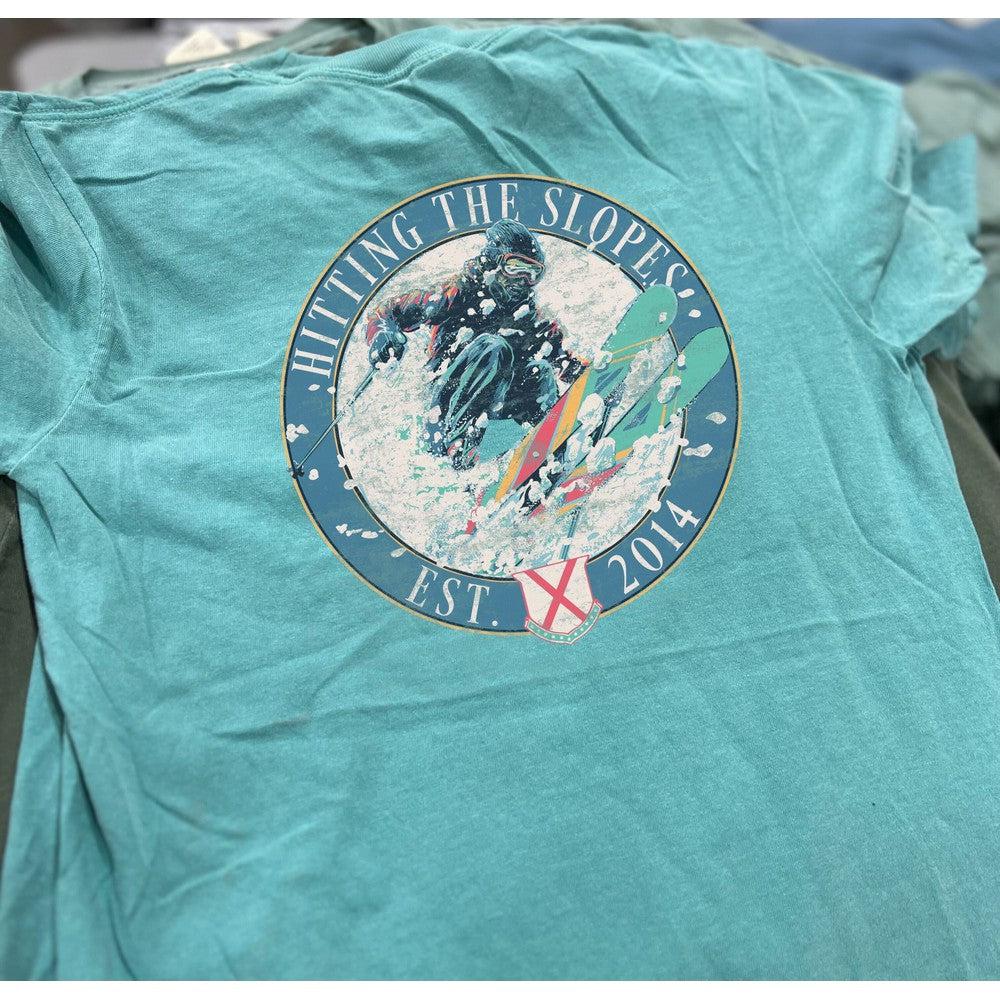 Hitting the Slopes V10 Pocket Tee-T-Shirts-Old Row Mountain-Old Row
