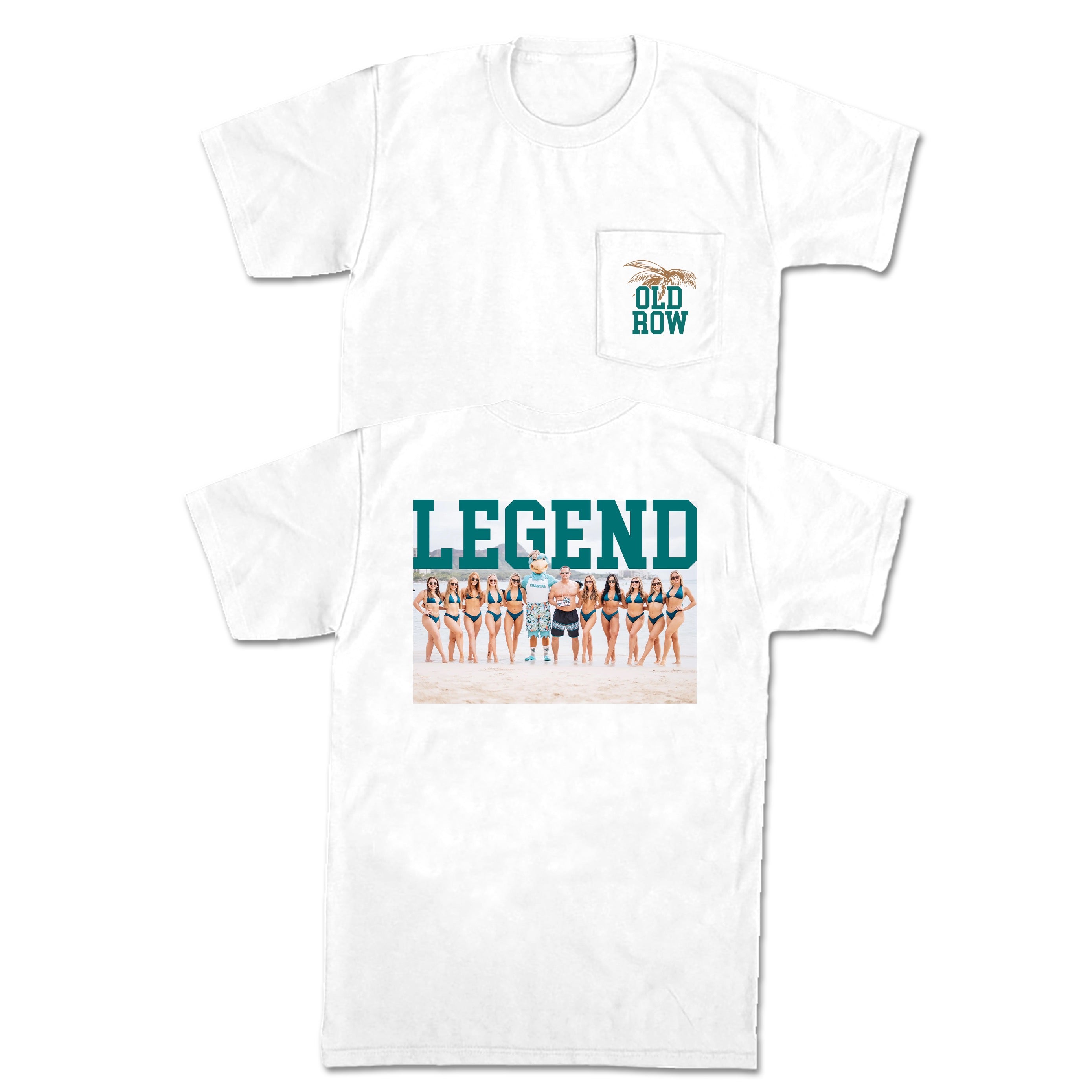 Beach Ball Legend Pocket Tee