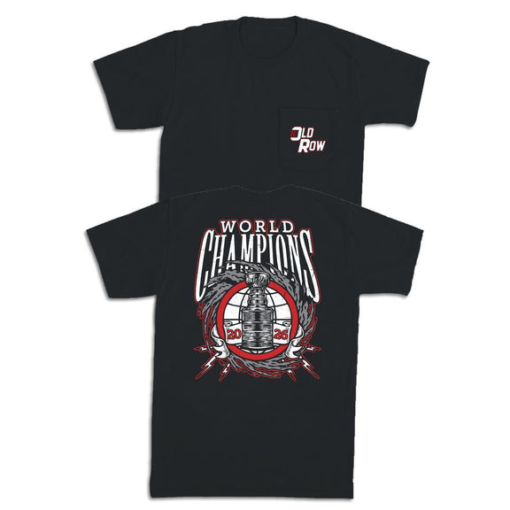 Carolina Hockey Champs Pocket Tee-T-Shirts-Old Row-Old Row