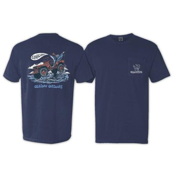 Old Row Outdoors Wahoo Marlin Pocket Tee-T-Shirts-Old Row Outdoors-Old Row