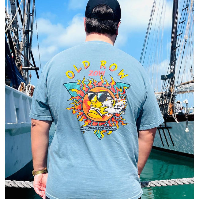 The Smokin' Sun Pocket Tee-T-Shirts-The Novelty Collection-Old Row