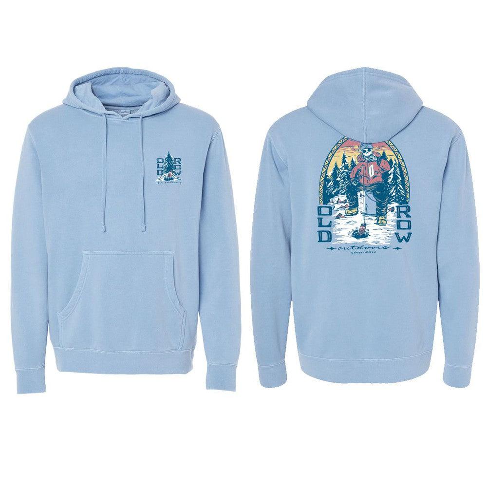 Old Row Outdoors Ice Fishing Pigment Dyed Premium Hoodie | Old Row