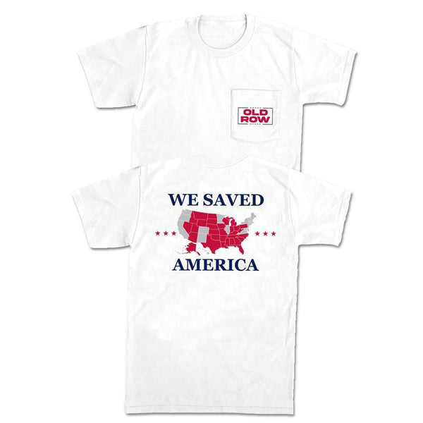 We Saved America 2024 Pocket Tee | Old Row T-Shirts & Merch