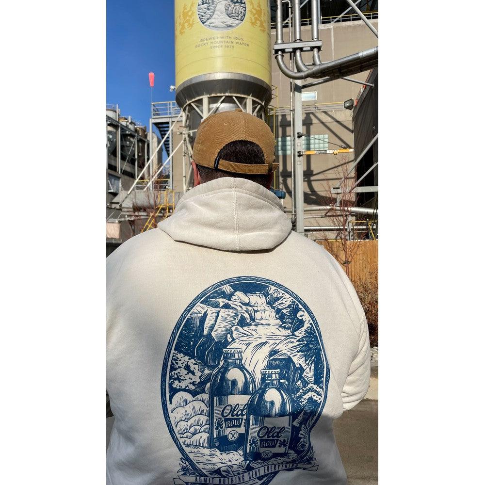 The Stubby Waterfall Pigment Dyed Premium Hoodie-Hoodies-BDTBAB-Old Row