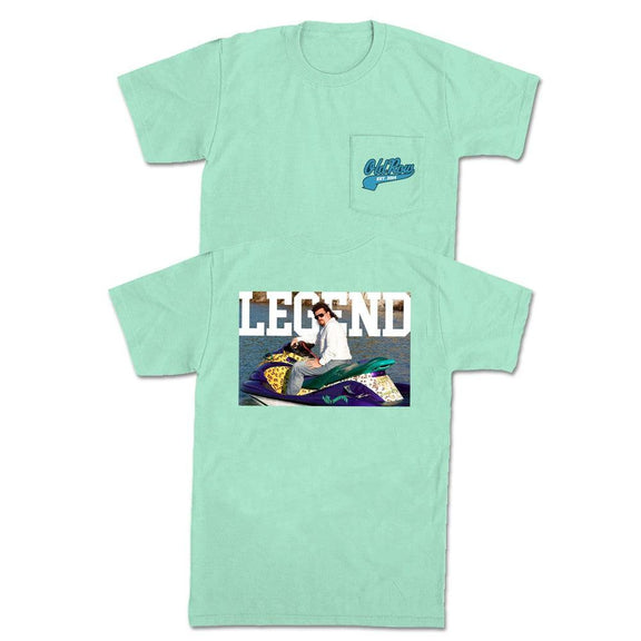 The Powers Pocket Tee-T-Shirts-Old Row Legends-Green-S-Old Row