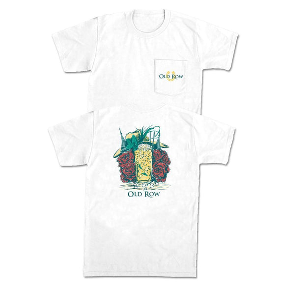The Mint Julep Pocket Tee-T-Shirts-Old Row-White-S-Old Row
