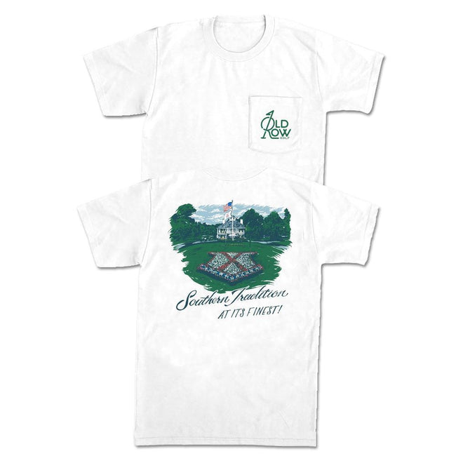Clubhouse Pocket Tee-T-Shirts-Old Row Golf-White-S-Old Row