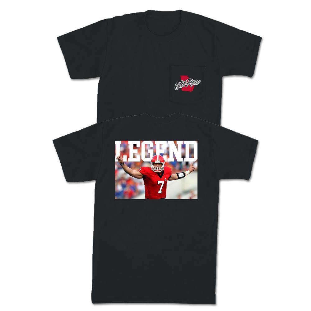 The Athens Legend Pocket Tee-T-Shirts-Old Row U-Black-S-Old Row