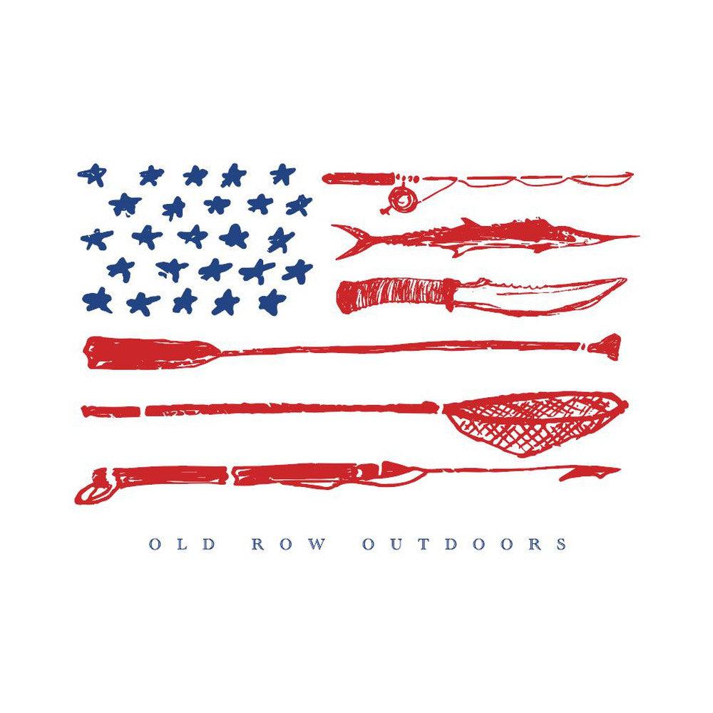 Old Row Outdoors Fishing USA Pocket Tee-T-Shirts-Old Row Outdoors-Old Row